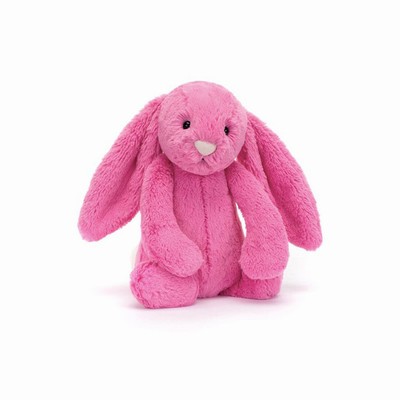 Jellycat Bashful Hot Pink Conejitos | ZBST-42397